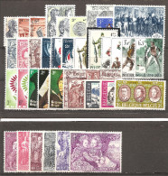 Année 1964**: 35 Valeurs+3 Blocs. Neufs Sans Charnière. - Full Years