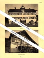Photographien / Ansichten , 1937 , Rheineck SG , Bruggerhof , Haus Heß , Nagel ,  Prospekt , Fotos , Architektur !!! - Rheineck
