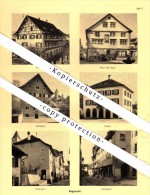 Photographien / Ansichten , 1937 , Rapperswil / Eschenbach , Prospekt , Fotos , Architektur !!! - Rapperswil-Jona