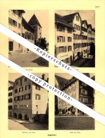 Photographien / Ansichten , 1937 , Rapperswil , Haus Elsener , Breny , Zur Laube , Prospekt , Fotos , Architektur !!! - Rapperswil-Jona