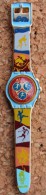 JEUX OLYMPIQUES ATLANTA 1996 - MONTRE SWATCH - USA - LUTTEURS - SOCCER - FOOTBALL     (12) - Jeux Olympiques