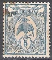 Nouvelle-Calédonie 1922 Michel 111 O Cote (2005) 0.50 € Cagou Cachet Rond - Usati