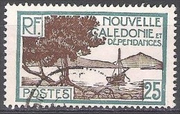 Nouvelle-Calédonie 1928 Michel 143 O Cote (2005) 0.70 € Baie De La Pointe Du Palétuviers Cachet Rond - Oblitérés