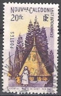 Nouvelle-Calédonie 1948 Yvert 276 O Cote (2015) 3.00 Euro Hutte De Chef Indigène Cachet Rond - Used Stamps