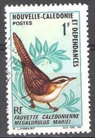 Nouvelle-Calédonie 1967 Yvert 345 O Cote (2015) 1.30 Euro Fauvette Cachet Rond - Used Stamps