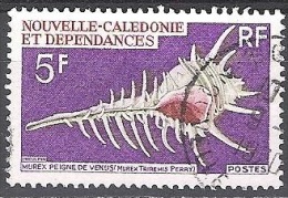 Nouvelle-Calédonie 1969 Yvert 359 O Cote (2015) 1.60 Euro Coquillage Murex Peigne De Vénus Cachet Rond - Usati