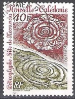 Nouvelle-Calédonie 1990 Yvert 597 O Cote (2015) 1.00 Euro Pétroglyphes Site De Neounda Cachet Rond - Usati