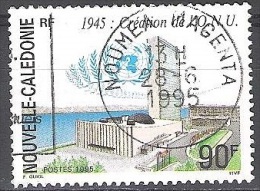 Nouvelle-Calédonie 1995 Yvert 685 O Cote (2015) 1.70 Euro 50 Ans O.N.U. Cachet Rond - Gebraucht