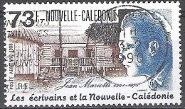 Nouvelle-Calédonie 1988 Yvert Poste Aérienne 259 O Cote (2015) 1.80 Euro Ecrivain Jean Mariotti Cachet Rond - Used Stamps