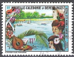 Nouvelle-Calédonie 1977 Yvert Poste Aérienne 176 O Cote (2015) 1.00 Euro Festival D'été à Nouméa Cachet Rond - Oblitérés