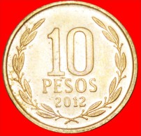 * PORTRAIT O'Higgins (1778-1842): CHILE ★ 10 PESOS 2012! LOW START ★ NO RESERVE! - Cile