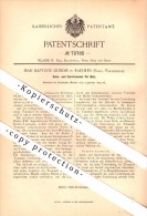 Original Patent - Jean Baptiste Dubois In Raismes , Nord , 1894 , Darrtrommel Für Malz , Brauerei , Alkohol , Bier !!! - Raismes