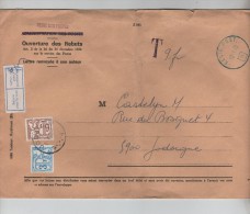 Lettre De La Régie Des Postes Ouverture Des Rebuts En 1973 Griffe T 9 Fr Par TTx 68-70 C.Jodoigne PR2734 - Briefe U. Dokumente