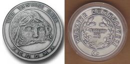 AC - ZEUGMA COMMAGENE, GYPSY GIRL ANCIENT CITIES SERIES #2 COMMEMORATIVE OXIDE SILVER COIN PROOF - UNC TURKEY 2003 - Turquie
