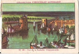 CHROMO IMAGE CHOCOLAT LOMBART PORT DE LA ROCHELLE - Lombart