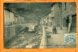 MBV-08  Condrieu  Quartier De La Garenne , Ouvrier Au Premier Plan. Cachet Frontal 1907 - Condrieu