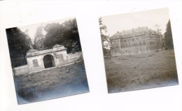33098  -   Neyghem  Château De  Meerbeke -  2  Photos   6  X 5,5  -  1949 - Ninove