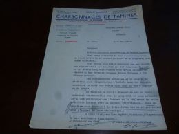 LS1FF3 Société Anonyme Des Charbonnages De Tamines Charbons 1944 - 1900 – 1949