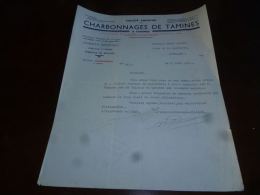 LS1FF3 Société Anonyme Des Charbonnages De Tamines Charbons 1942 - 1900 – 1949