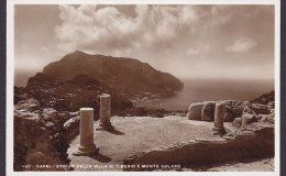 Italy PPC Capri - Atrium Della Villa Di Tiberio E Monte Solaro Ediz. Vincenzo Carvallo Echte Real Photo Vera (2 Scans) - Carpi