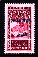 Alaouites MH Scott #J7 Blue Overprint On Syria 1p Postage Due - Nuovi