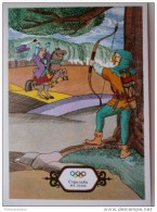 OLYMPICS ORIGIN - OLD USSR Postcard -1976 - ARCHERY - Tiro Con L'Arco
