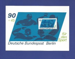 Berlin 1980  Mi.Nr. 623 , Wasserball - Sporthilfe - Maximum Karte - Ausgabetag 08.05.1980 - Wasserball
