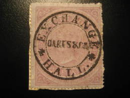 OAKES Exchange Hall ? On Piece Revenue Fiscal Tax Postage Due Official England UK GB - Fiscale Zegels