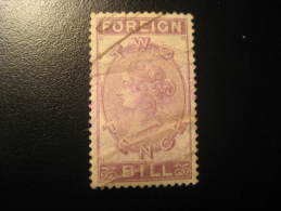 Foreign Bill 2 Pence Revenue Fiscal Tax Postage Due Official England UK GB - Fiscale Zegels