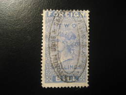 Foreign Bill 2 Shillings Revenue Fiscal Tax Postage Due Official England UK GB - Fiscale Zegels