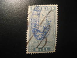 Foreign Bill 1 Shilling Revenue Fiscal Tax Postage Due Official England UK GB - Fiscali