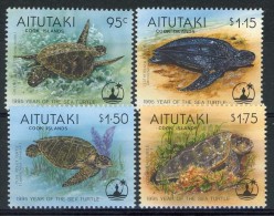 AITUTAKI - 1995 - Faune Marine, Tortues - 4v Neufs // Mnh // CV €15 - Aitutaki