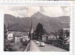 MOLLIS   GL  -  Bahnhofstrasse   Mit   Fronalpstock -  Véhicules  Anciens - Mollis