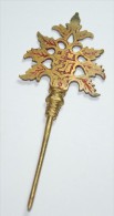 Vintage Perfume Stopper Filigree Brass Tree Of Life Design 8,5 Cm Tall - Accessoires