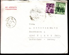 Egypt Cairo 1958 Foreign Traffic To Germany - Airmail