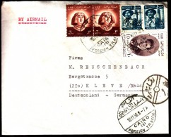 Egypt Cairo 1958 Foreign Traffic To Germany - Airmail