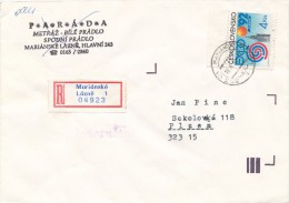 K6878 - Czechoslovakia (1992) 353 01 Marianske Lazne 1 (R-letter) Tariff: 4 Kcs (stamp: EXPO 92 Sevilla) - 1992 – Séville (Espagne)