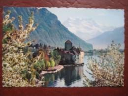 Veytaux (VD) - Lac Leman, Chateau De Chillon Et Les Dents Du Midi - Veytaux