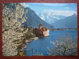 Veytaux (VD) - Lac Leman, Chateau De Chillon Et Les Dents Du Midi - Veytaux