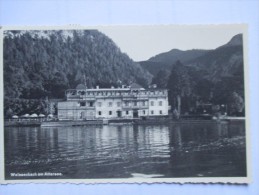 1937 Attersee Lago Splendida Affrancatura Timbro Arrivo - Attersee-Orte