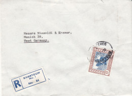 Chevaux - Soudan - Lettre Recommandée De 1959 - Oblitération Khartoum - Ambassade De Pologne - Sudan (1954-...)