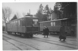 CHEMIN DE FER DES COTES DU NORD (22) Photographie Format Cpa Autorail Scemia - Andere & Zonder Classificatie