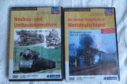 Trains A Vapeur Lot De 2 Dvd En Langue Allemande - Collections & Sets