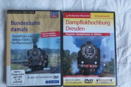 Trains A Vapeur Lot De 2 Dvd En Langue Allemande - Colecciones & Series