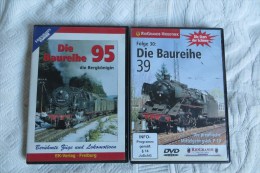 Trains A Vapeur Lot De 2 Dvd En Langue Allemande - Collezioni & Lotti