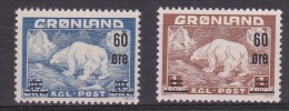 Groenland: Y&T Nrs 28 & 29 MNH - Ongebruikt