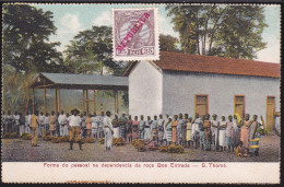 CPA - (Sao Tome Et Principe) Forma Do Pessoal Na Dependencia Da Roca Boa Entrada - Sao Tome En Principe