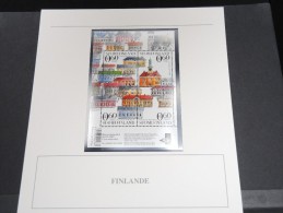FINLANDE -  Bloc Luxe Avec Texte Explicatif - Belle Qualité - À Voir -  N° 11612 - Hojas Bloque