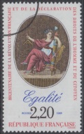 Specimen, France Sc2144 French Revolution Bicentenary, Equality, Révolution Française, Égalité - Revolución Francesa