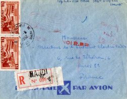 TB 948 - LSC - Lettre Par Avion Du VIETNAM OB HANOI Pour PARIS - Vietnam